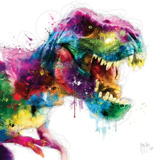 Jurassic Pop by iCanvas Artist Patrice Murciano
